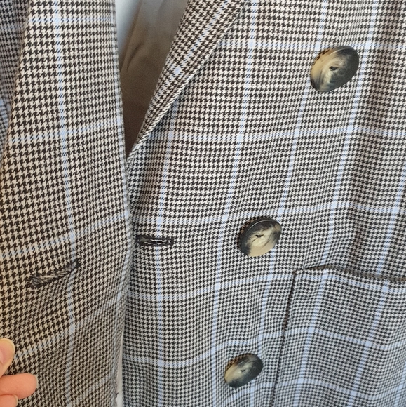 NWT ZARA patch pockets Double-Breasted coat jacket - Picture 8 of 14